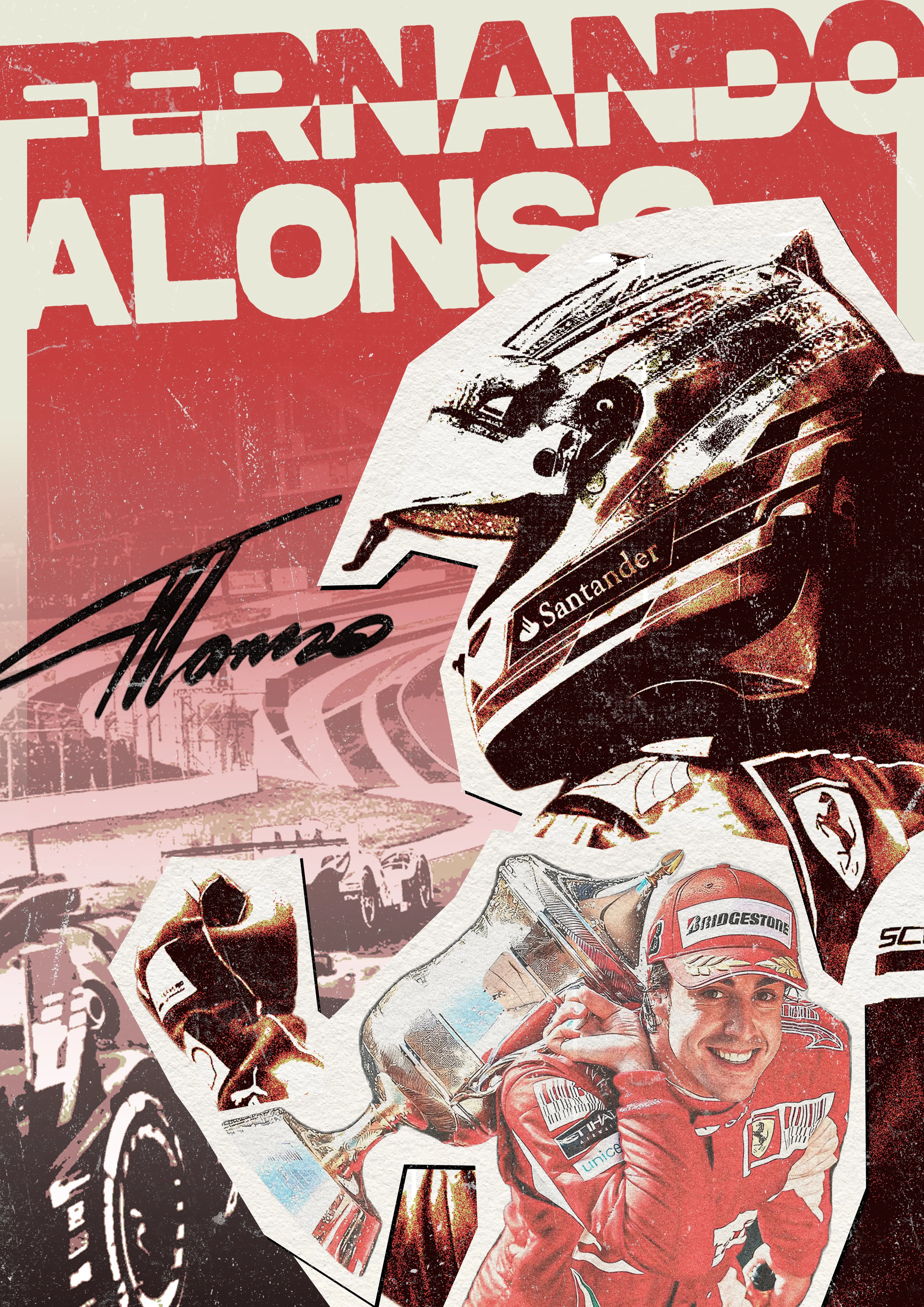 Affiche Fernando Alonso